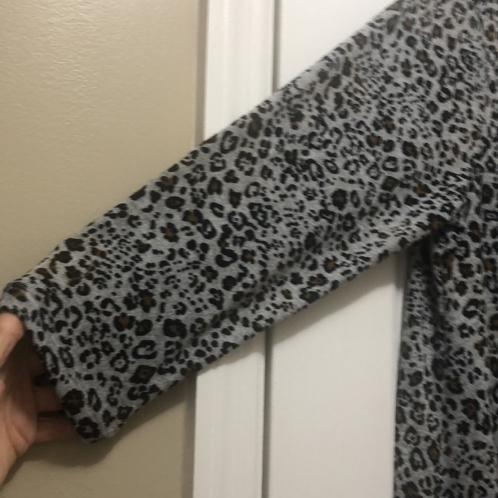 SHARAGANO LADIES TOP LEOPARD PRINT SZ XL - Picture 4 of 12